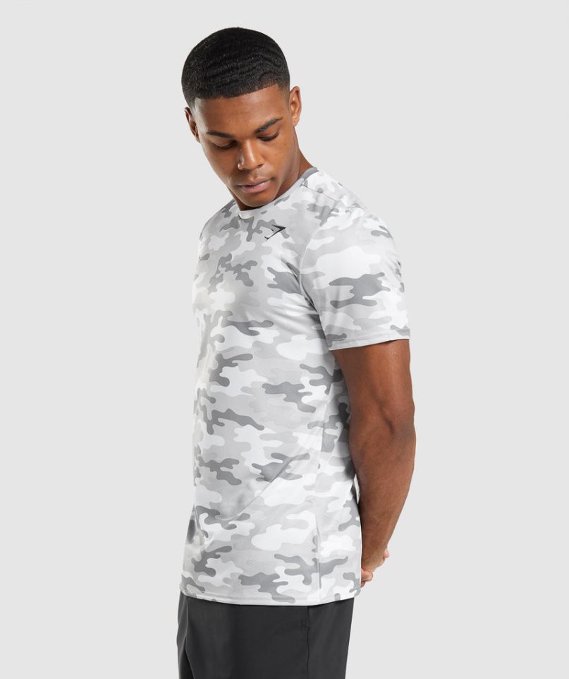 Koszulki Gymshark Arrival Męskie Camo | PL 513HPN